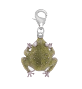 Hängsmycke Grön groda