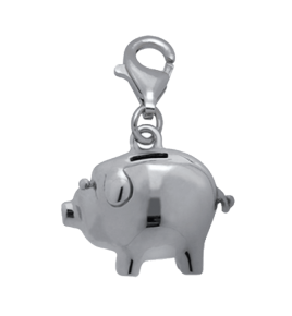 Hängsmycke silver Spargris