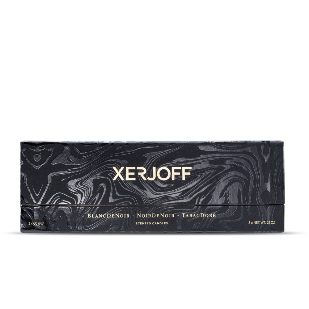 Triptych Candles TabacDorè, BlancDeNoir & NoirDeNoir 3 x 60 g