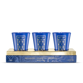 Triptych Candles BellaNotte, LunaLovers & TrueBlu